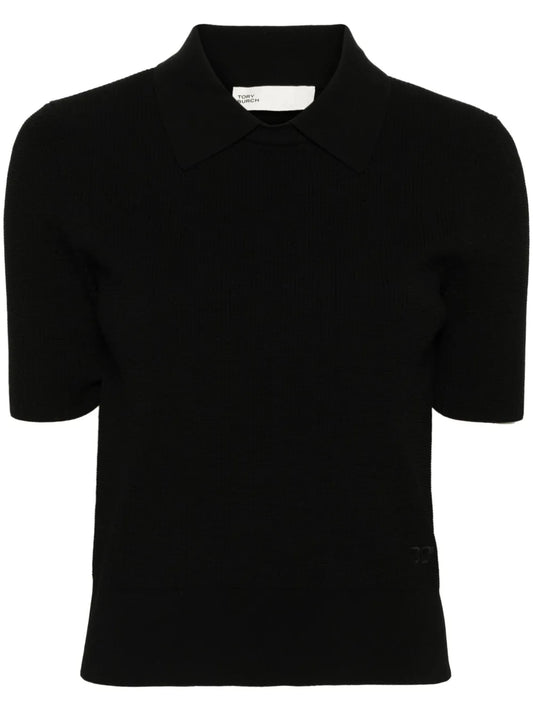 Knitted Polo Top