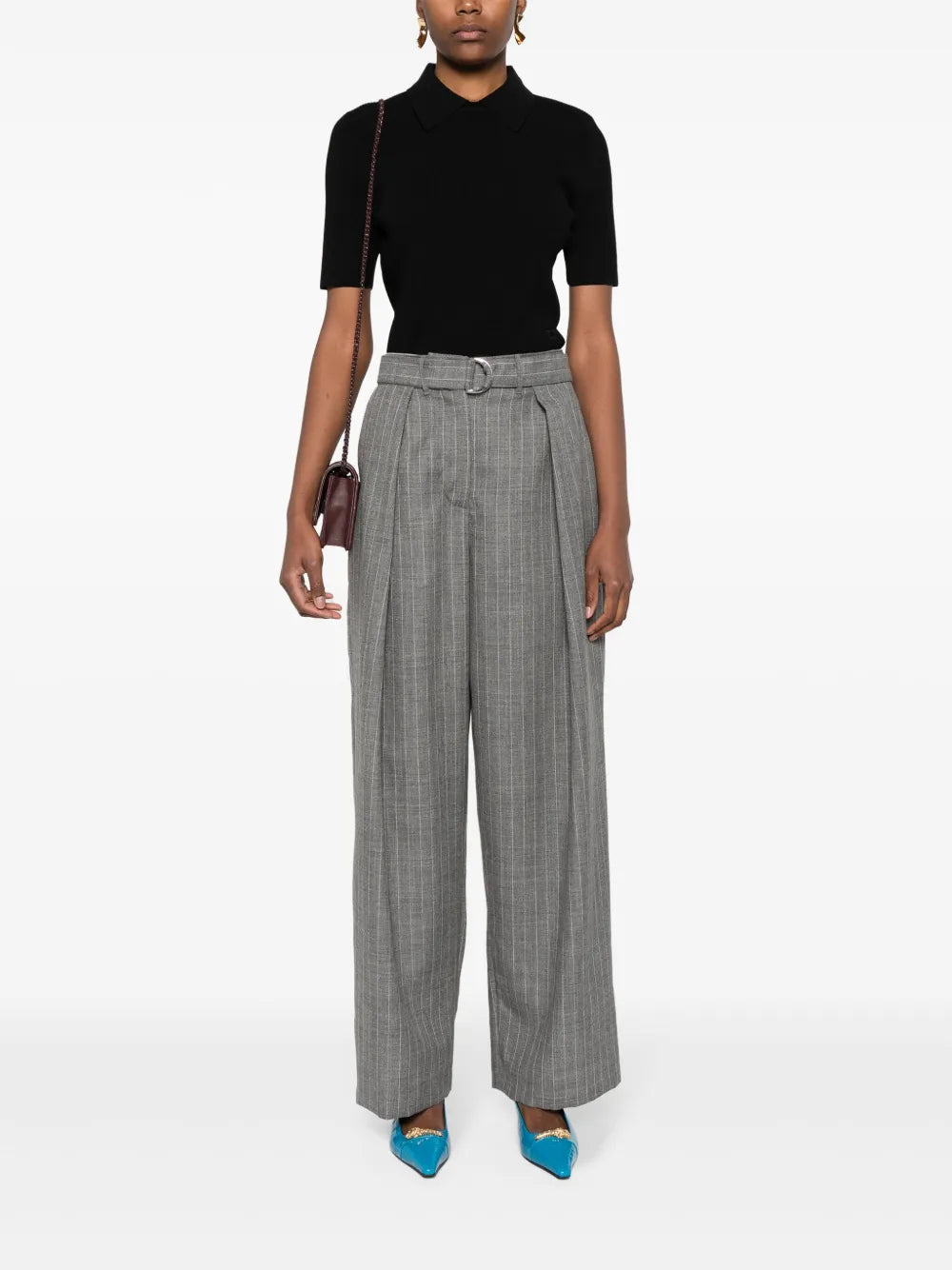 Knitted Polo Top