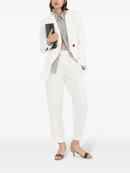 Spread-Collar Long-Sleeve Shirt