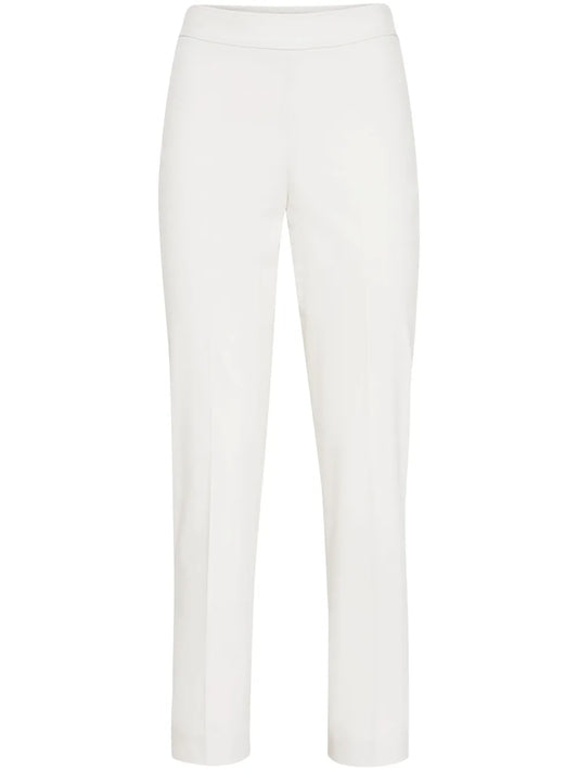 Stretch-Cotton Capri Trousers