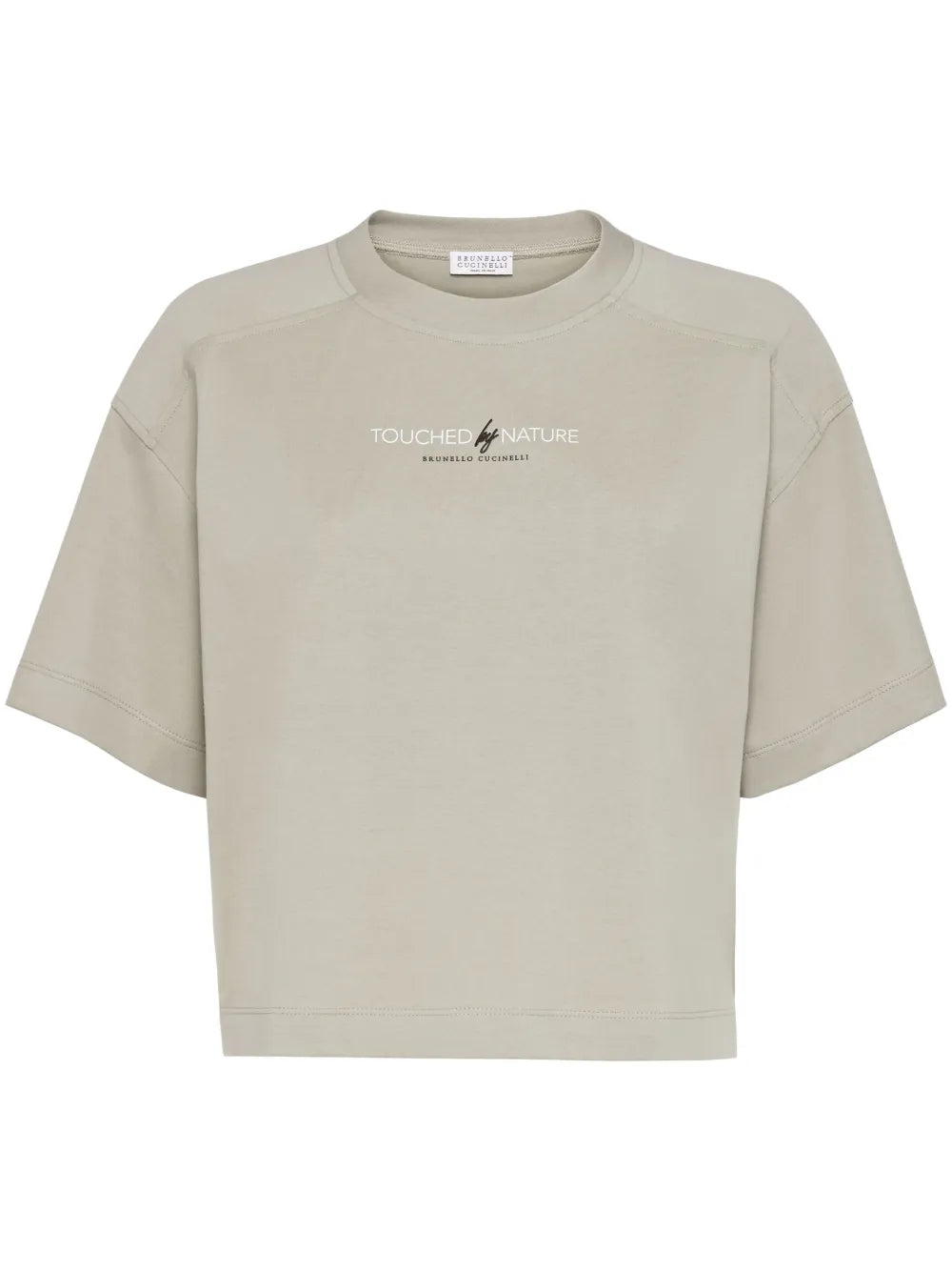 Slogan-Print Cotton T-Shirt