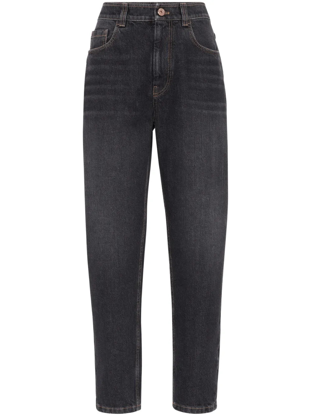 Tapered-Leg Jeans