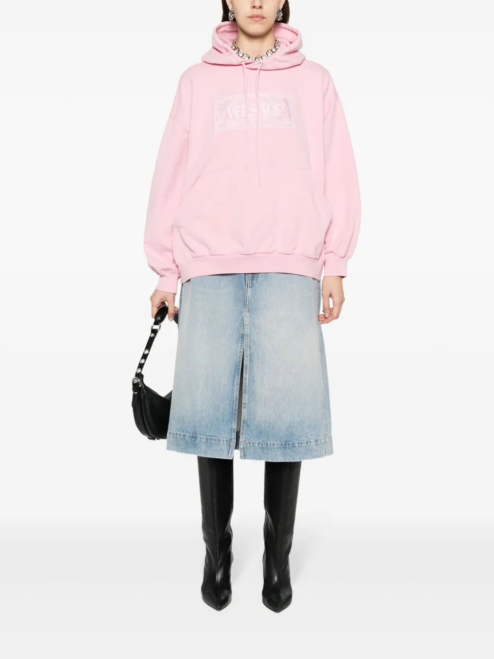 Logo-Embroidered Cotton Hoodie