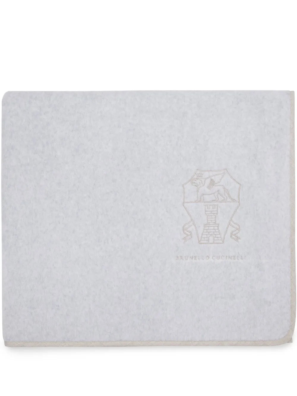 Logo-Embroidered Beach Towel