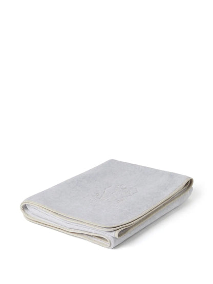Logo-Embroidered Beach Towel