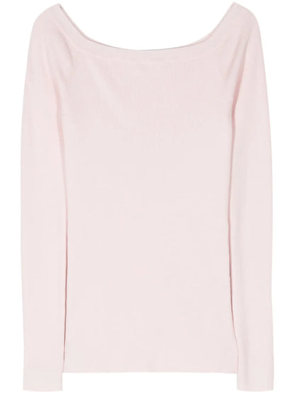 Fine-Ribbed Jumper