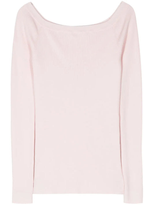 Fine-Ribbed Jumper