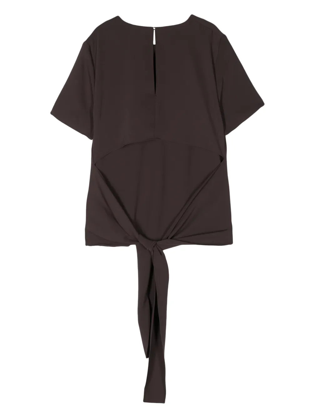 Rear Tie-Fastening Blouse
