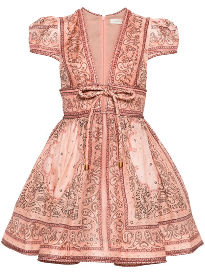 Matchmaker Bandana-Print Minidress