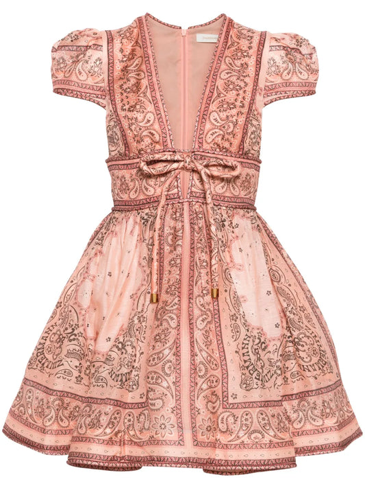 Matchmaker Bandana-Print Minidress
