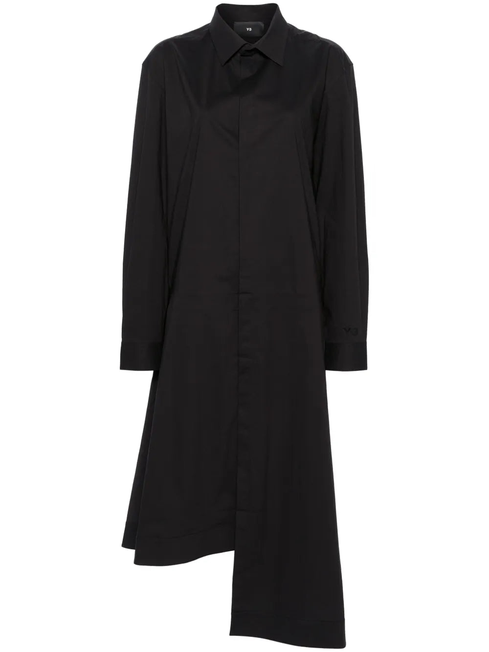 Asymmetric Shirt Dress
