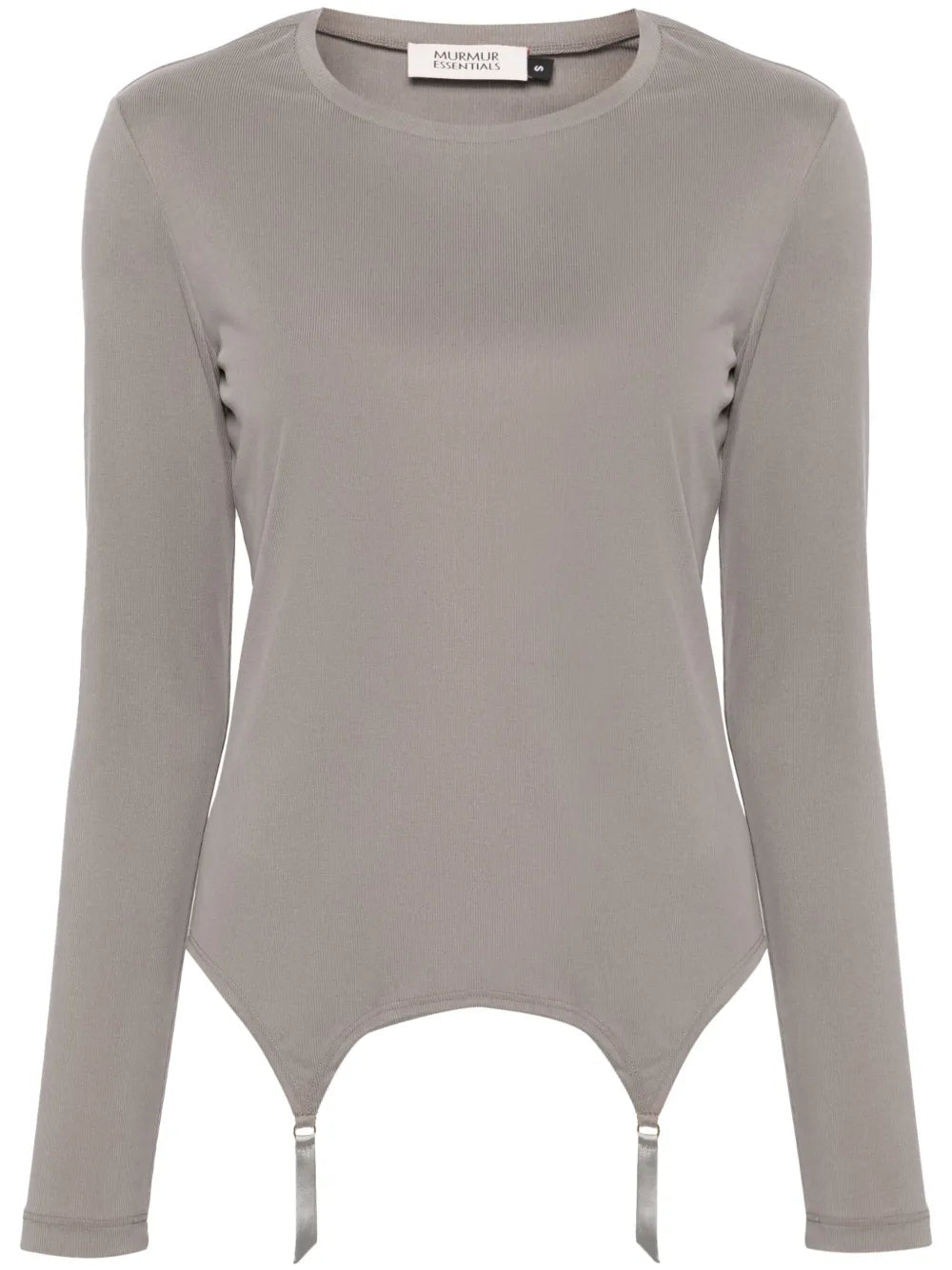 Garter Long-Sleeve Ribbed Top