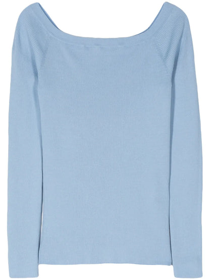 Fine-Ribbed Jumper