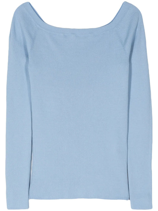 Fine-Ribbed Jumper