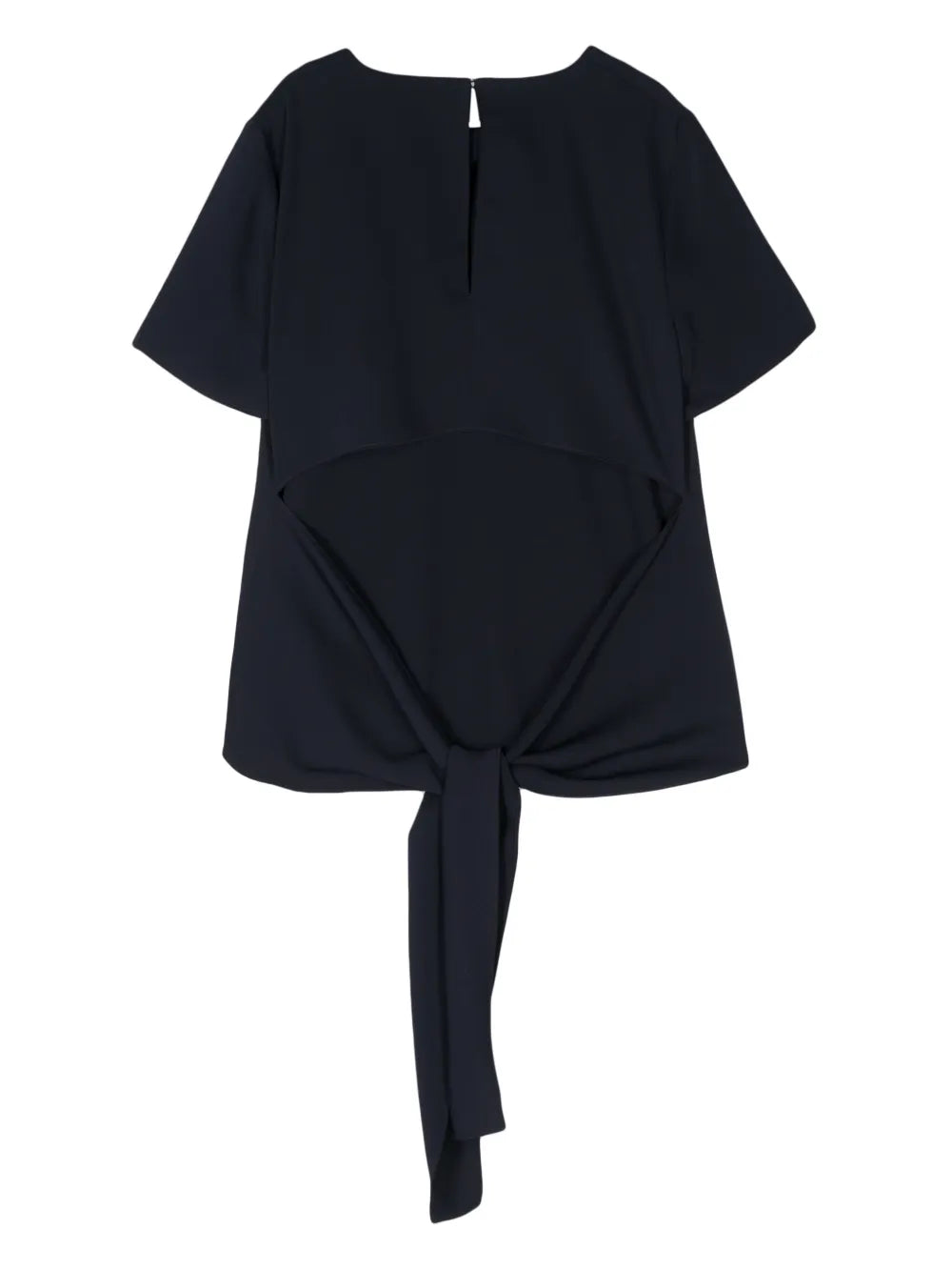 Rear Tie-Fastening Blouse