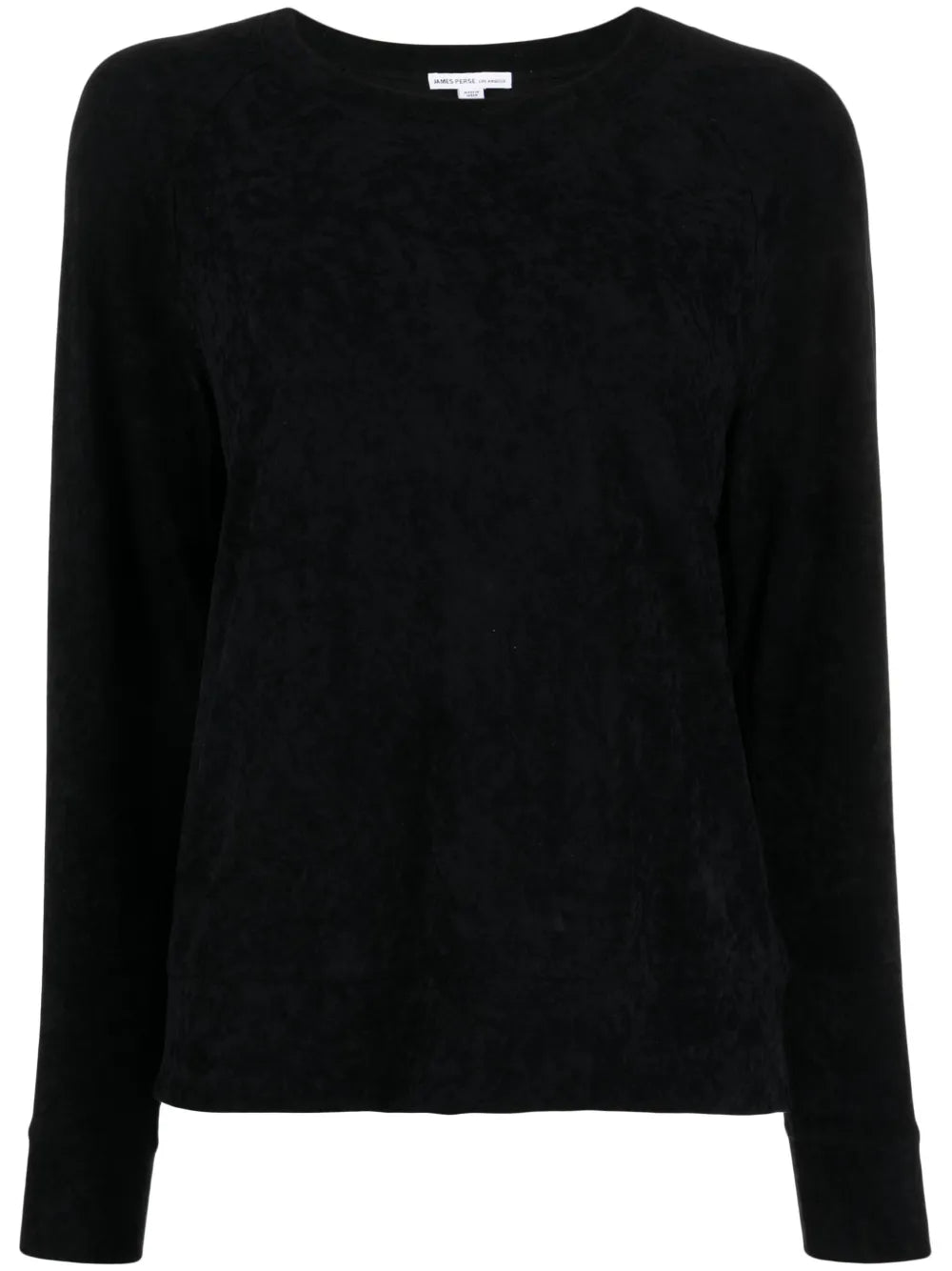 Long-Sleeve Velvet Sweatshirt