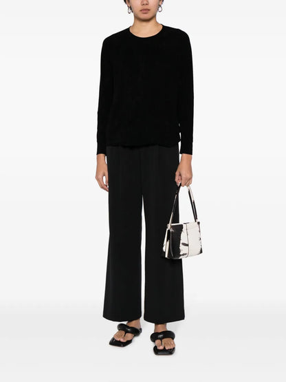 Long-Sleeve Velvet Sweatshirt
