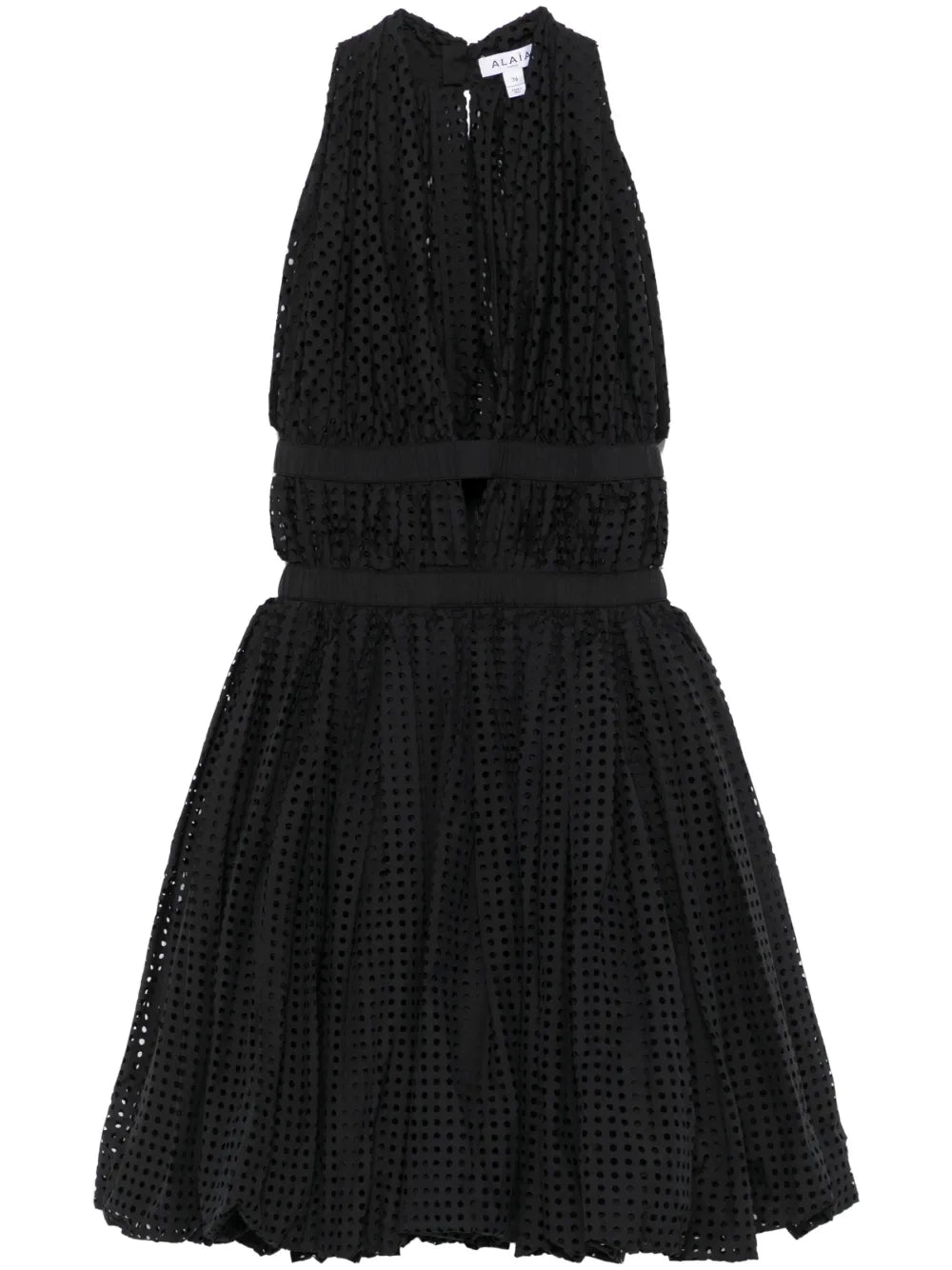 Perforated Mini Dress