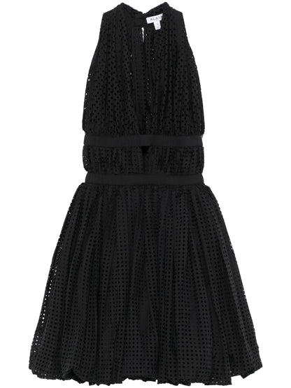 Perforated Mini Dress