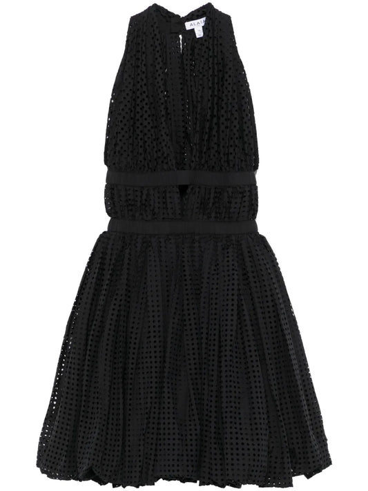 Perforated Mini Dress