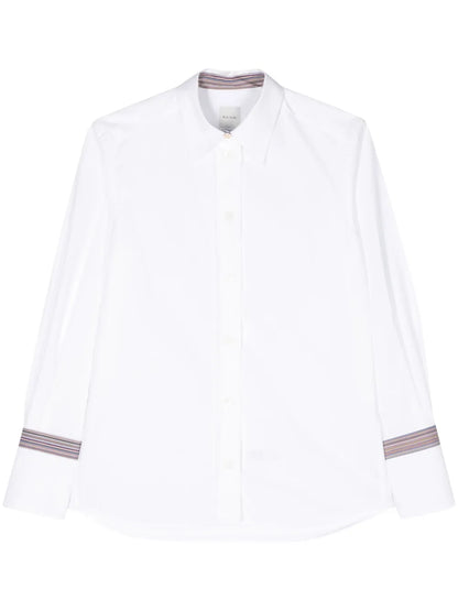 Long-Sleeved Cotton Shirt