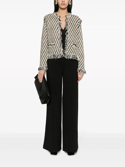 Fringed Jacquard Jacket