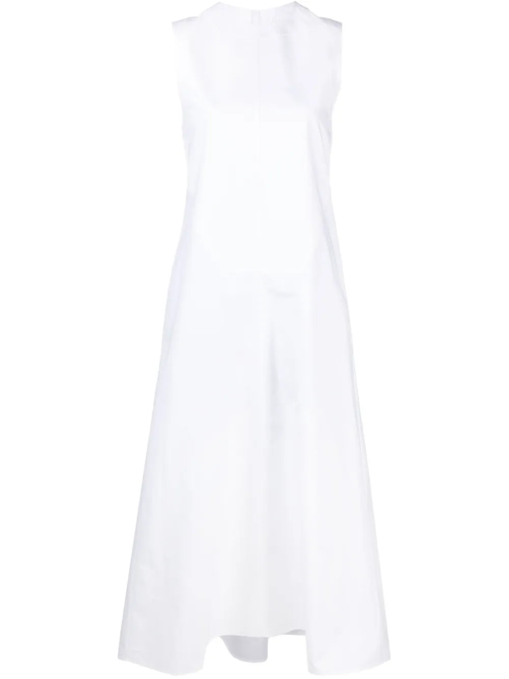 Panelled Poplin Maxi Dress
