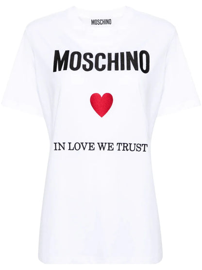 In Love We Trust Cotton T-Shirt
