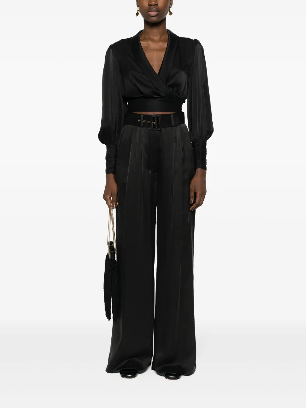 Wraparound Silk Top