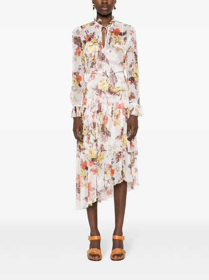 Matchmaker Tiered Midi Dress