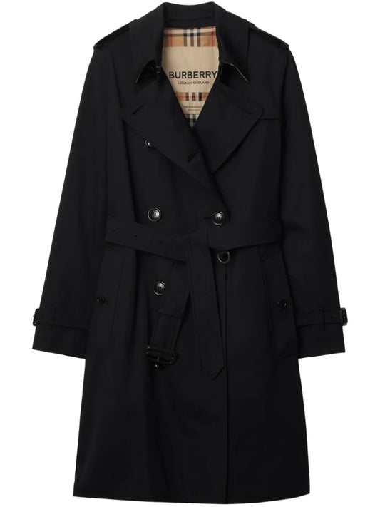 Double-Breasted Cotton Coat