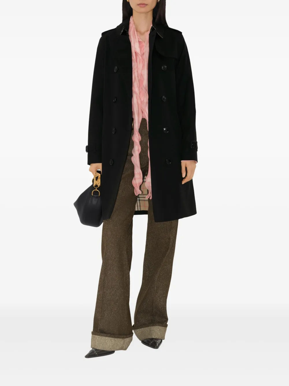 Double-Breasted Cotton Coat