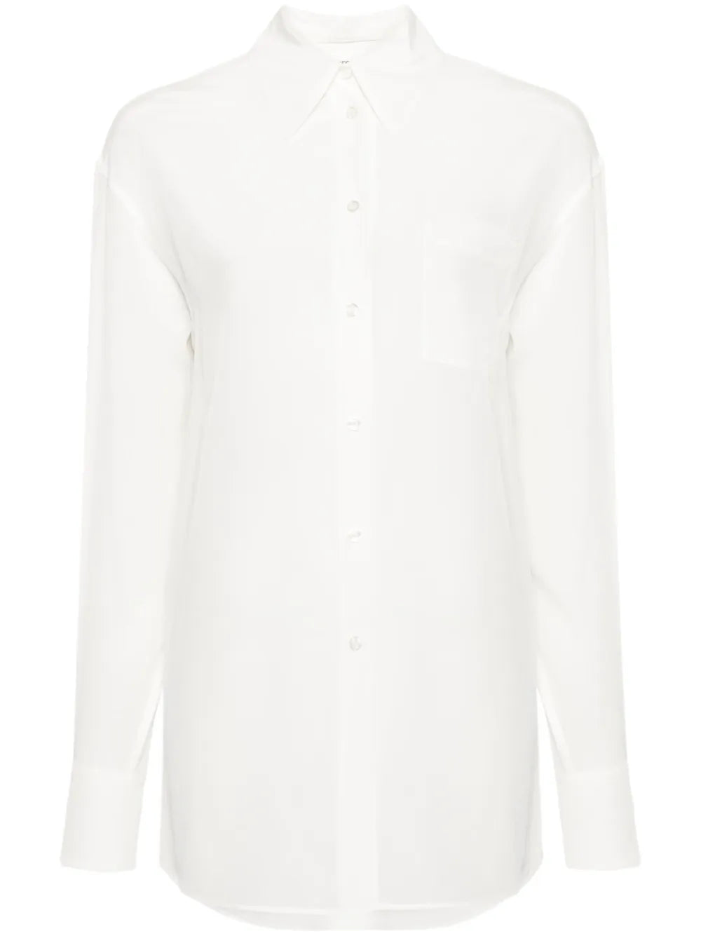 Crepe De Chine Silk Shirt