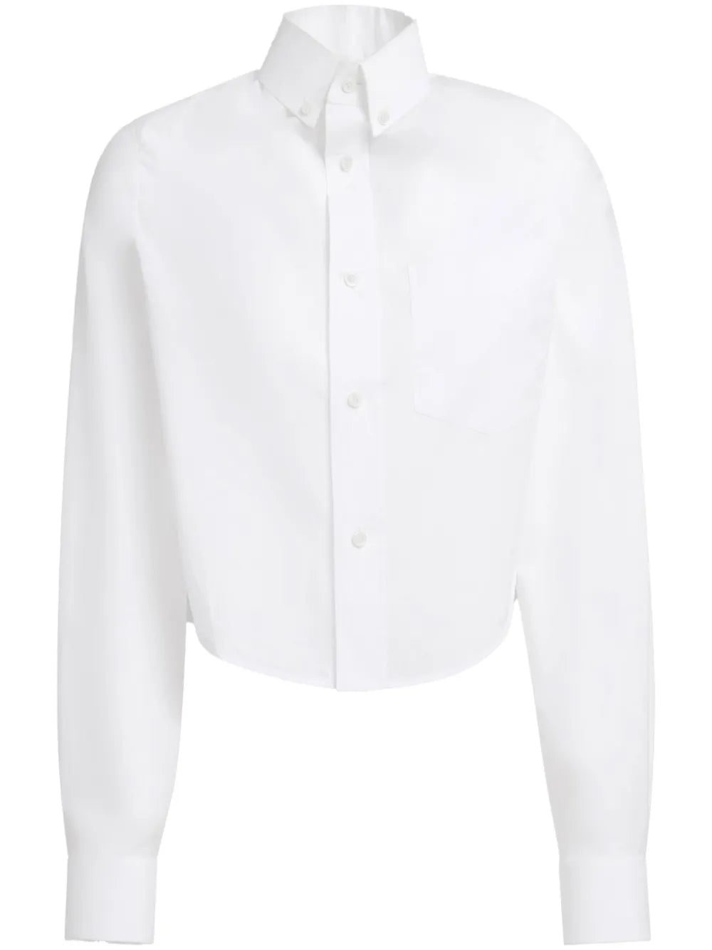 Cropped Cotton Shirt