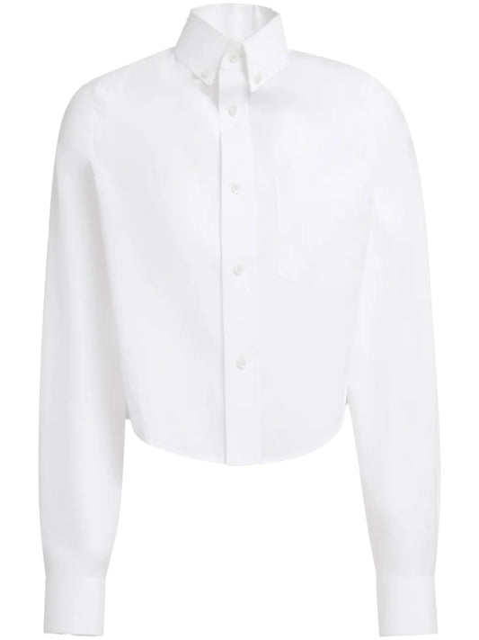 Cropped Cotton Shirt