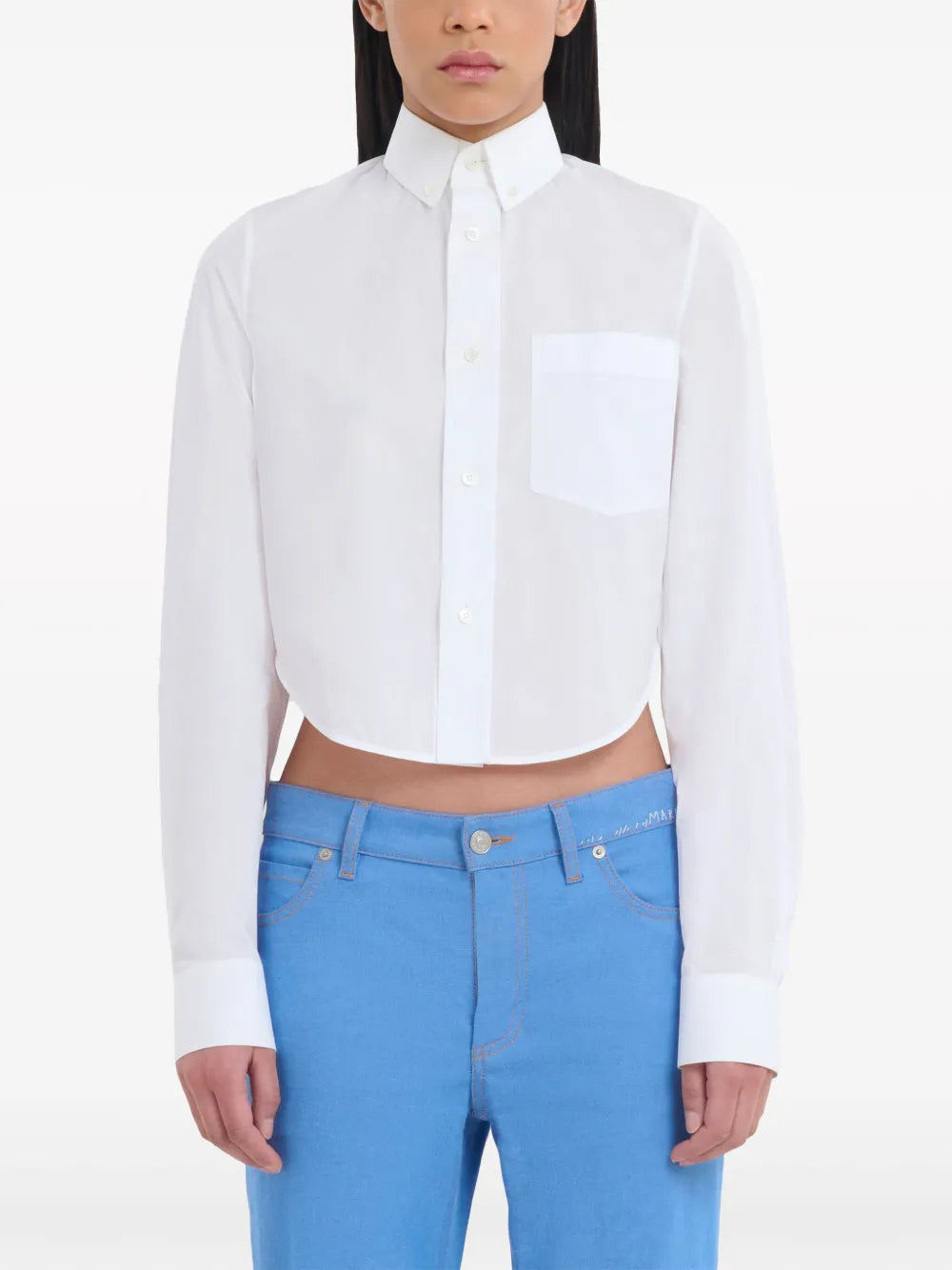 Cropped Cotton Shirt
