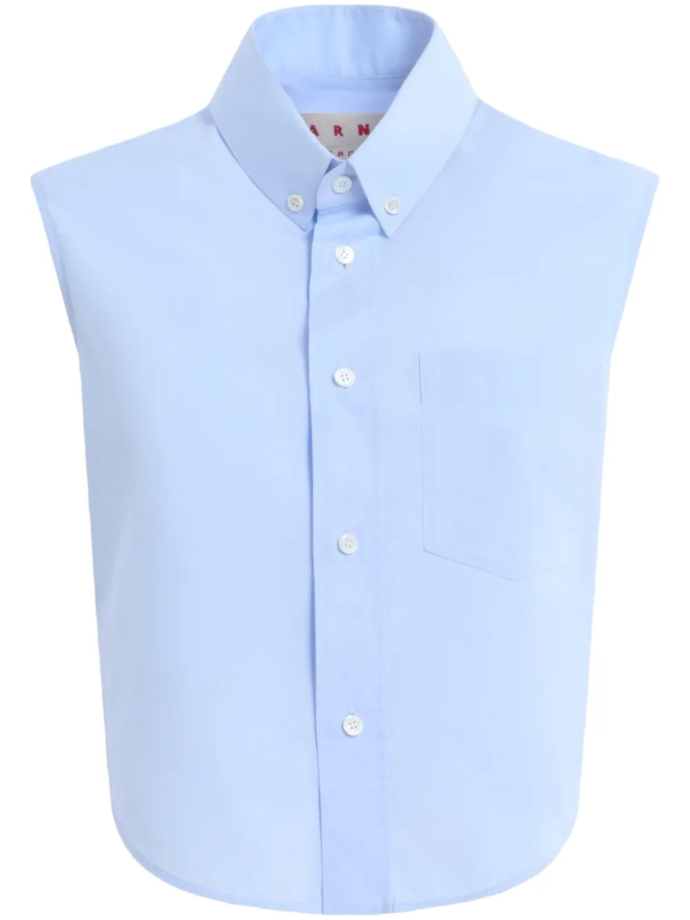 Sleeveless Cotton Shirt