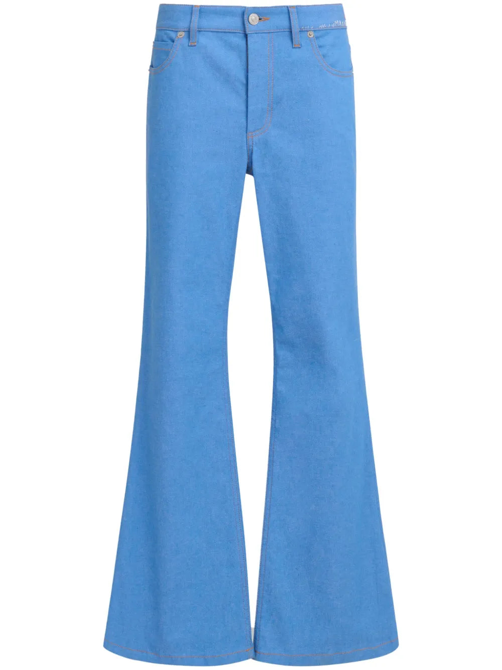 Low-Rise Flared Trousers