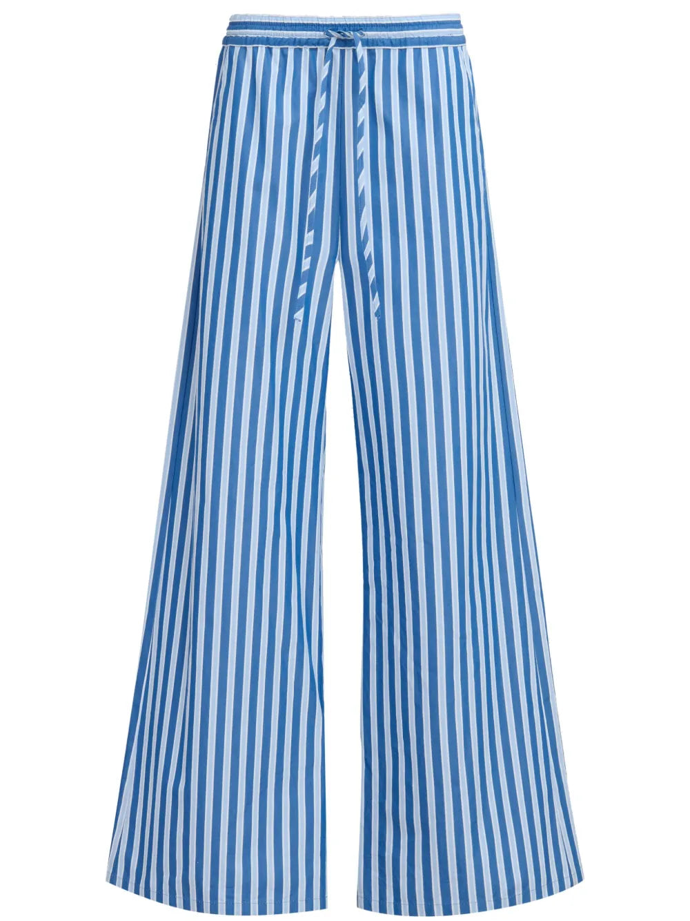 Striped Wide-Leg Trousers