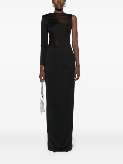 Asymmetric Cut-Out Gown