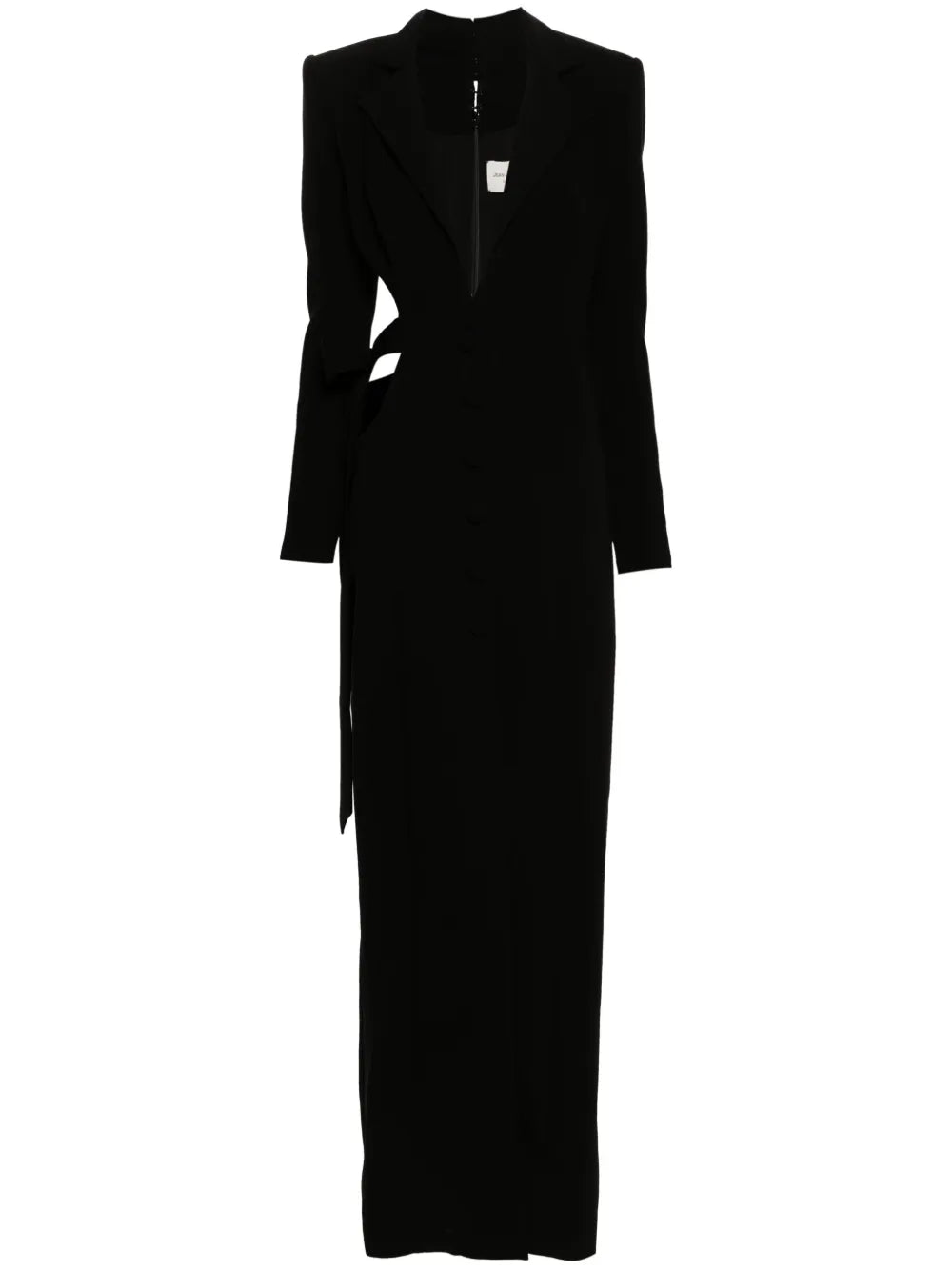 Cut-Out Tailored-Design Gown