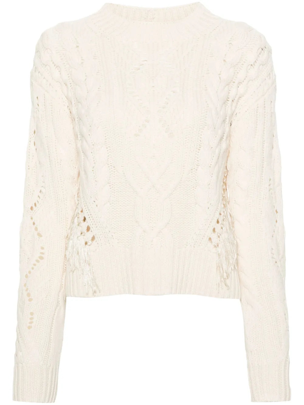 Cable-Knit Merino-Blend Jumper