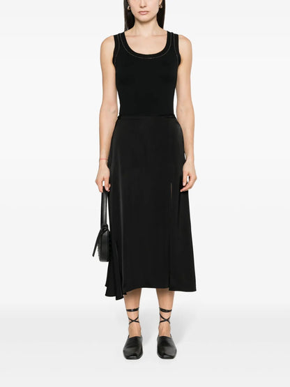 Studed Scoop-Neck Tank Top