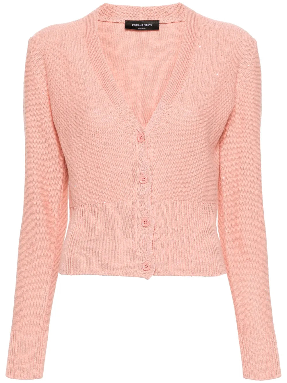 Sequin-Embellished Cardigan