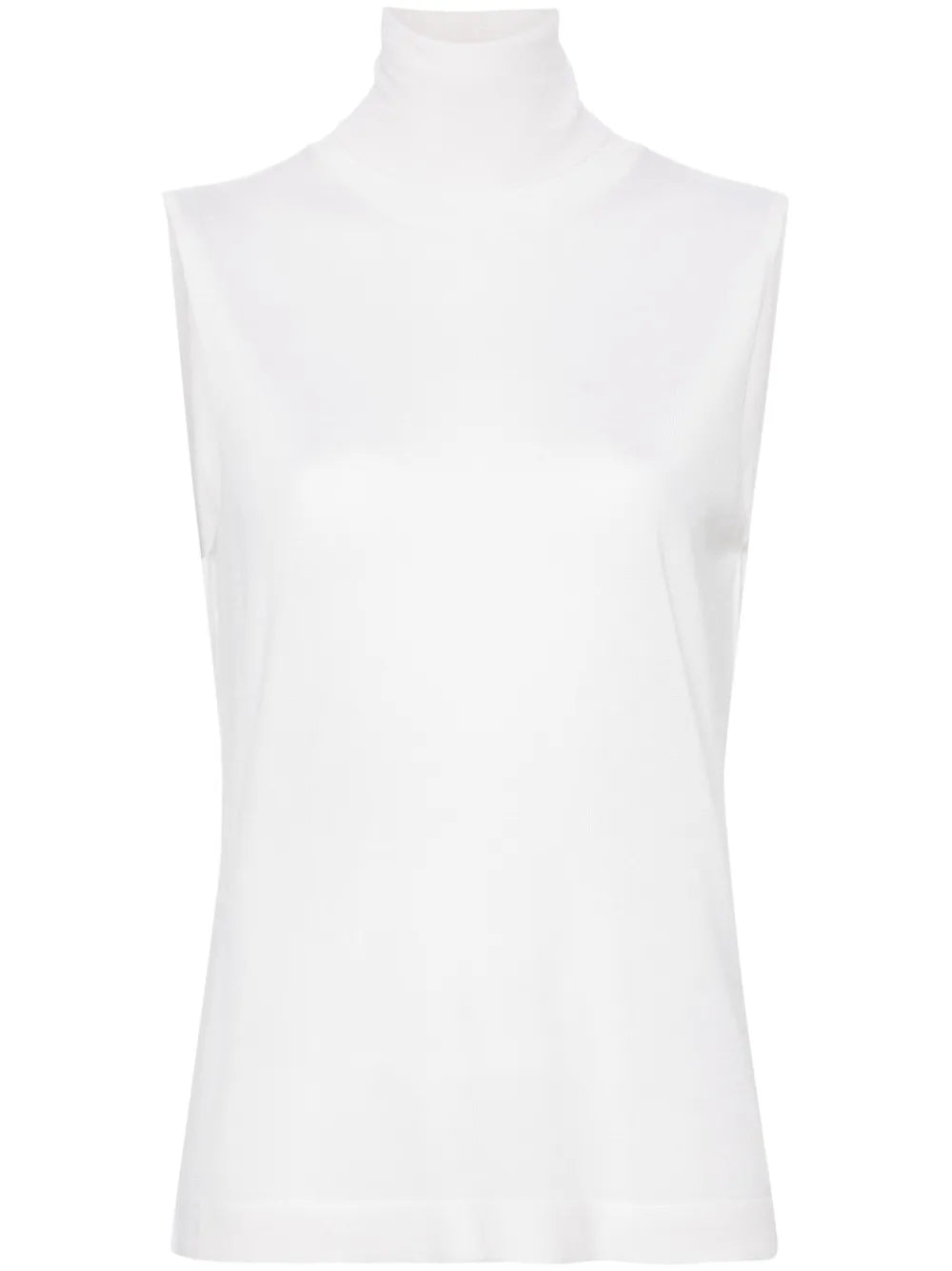 Roll-Neck Sleeveless Jumper