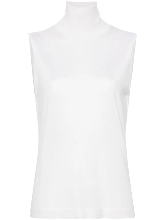 Roll-Neck Sleeveless Jumper