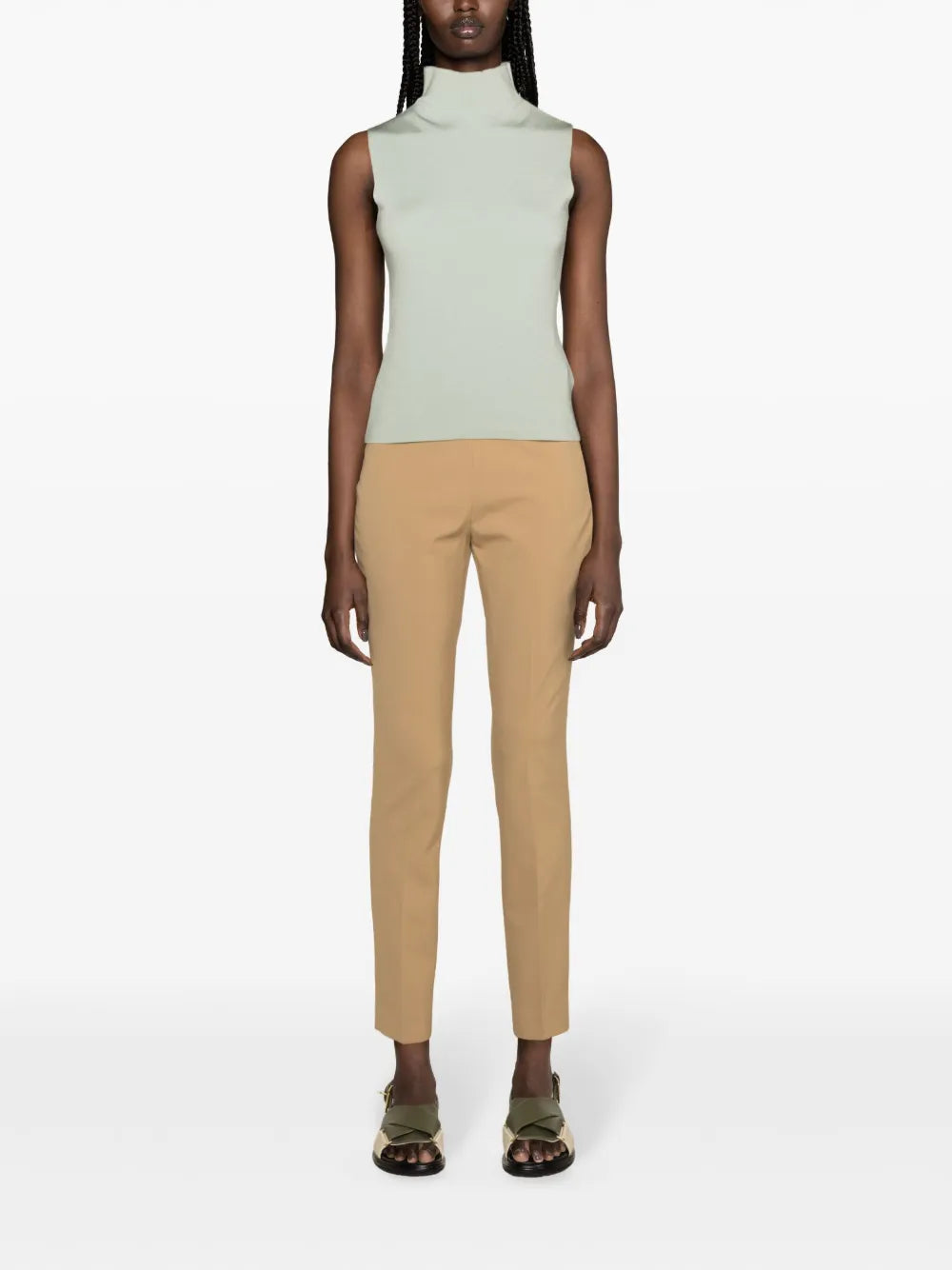 Straight-Leg Tailored Trousers