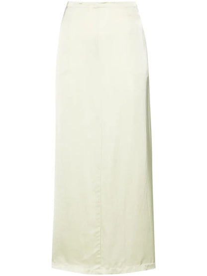 Drawstring-Waist Maxi Skirt