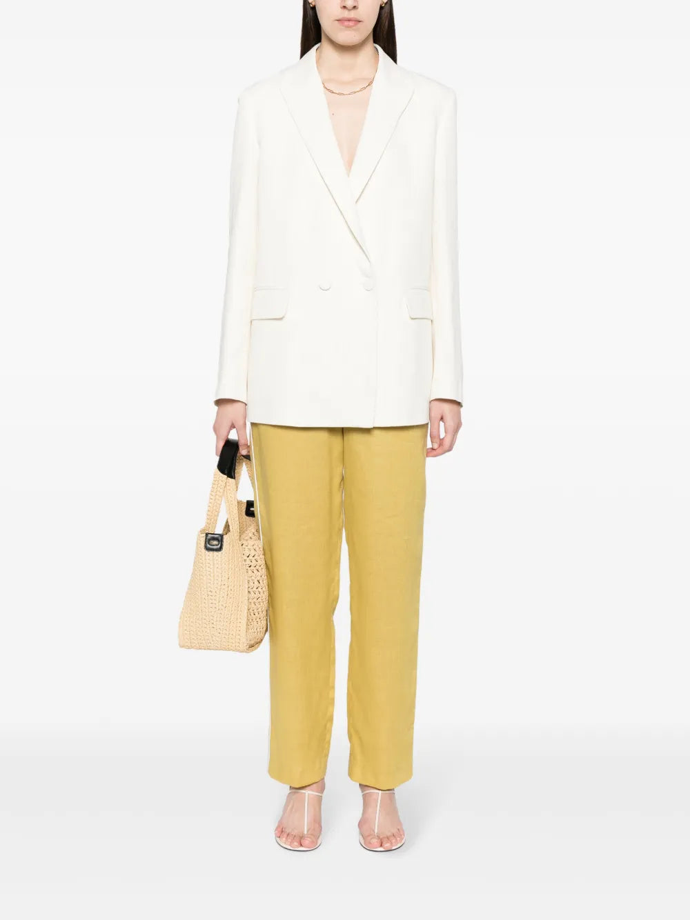 Tapered-Leg Trousers