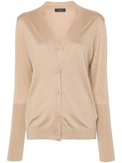 Layered-Detail Cardigan